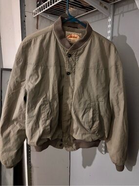 Vintage Lakeland Bomber Jacket with Rib Knit Trim